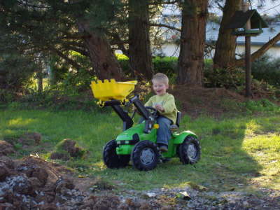 Mit Freude bei der Arbeit